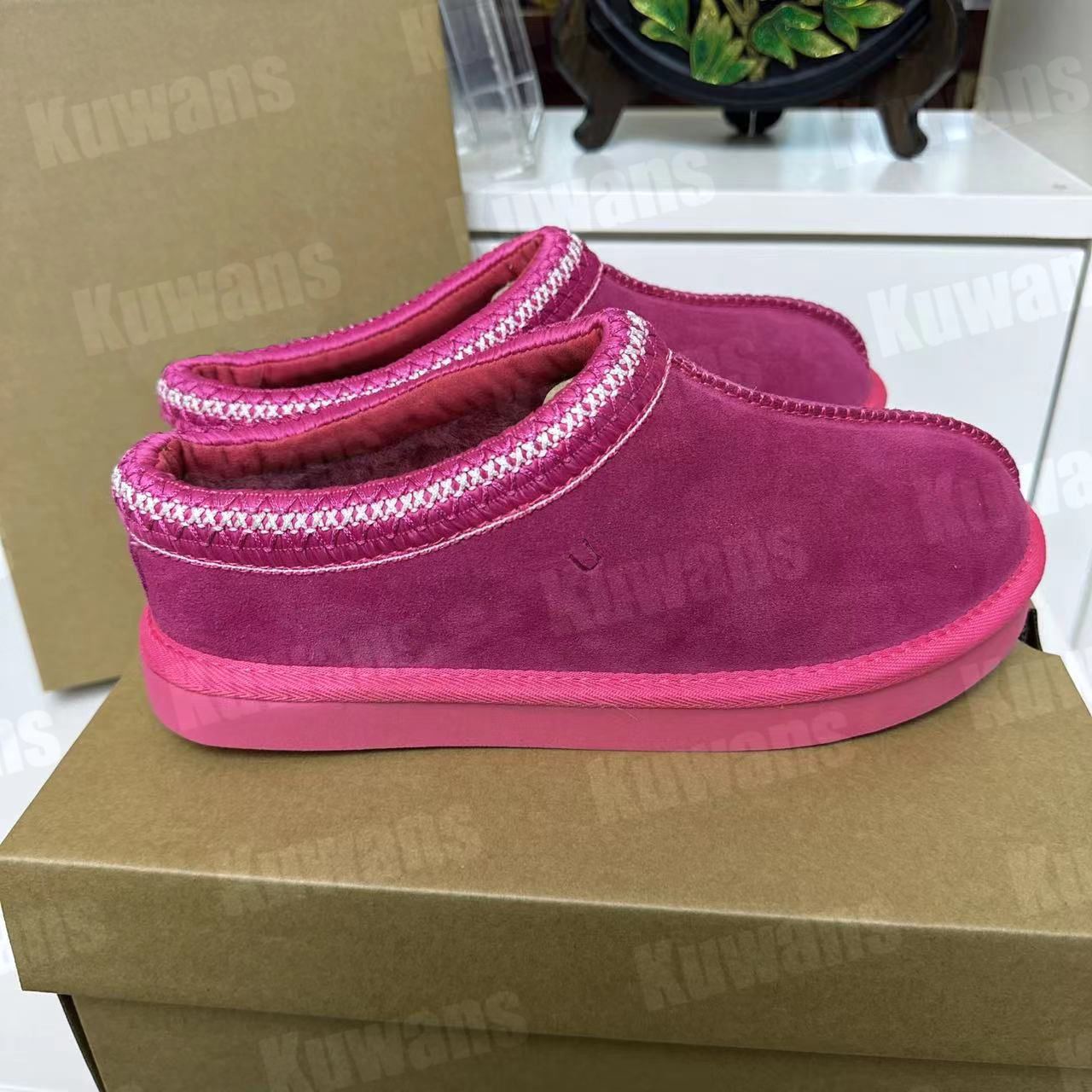 Womens Tazz Slippers Tasman Fur Slides Classic Mustard Seed Ultra Mini Platform Boot Slip-on Les ... | DHGate