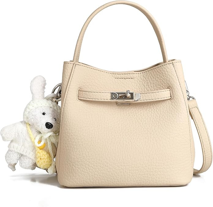 Ladies' wallet, light luxury bucket bag, lychee patterned handbag, high-end sense, one shoulder v... | Amazon (US)