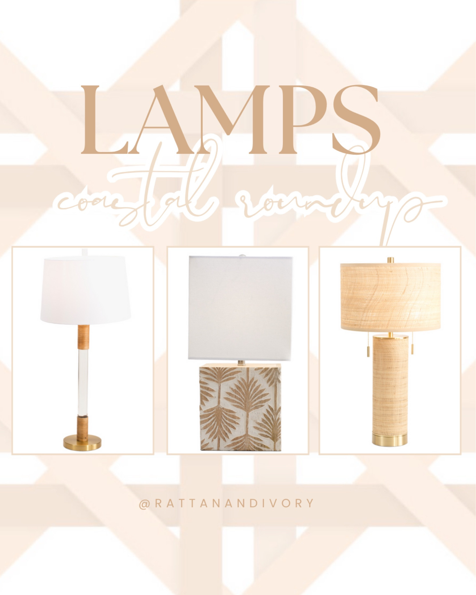 Coastal lamp roundups are my favorite!  Lamps are one of the best ways (other than throw pillows) to easily and cost effectively update any room in your home.  I order all of my lamps online, as I tend to buy in pairs and you can hardly ever find two of the same at some of the budget friendly retailers.  IYKYK.  Marshalls home, marshalls home decor, lamp, nightstand lamp, end table lamp, console lamp, coastal home, coastal lamp, target home 

#LTKhome #LTKstyletip