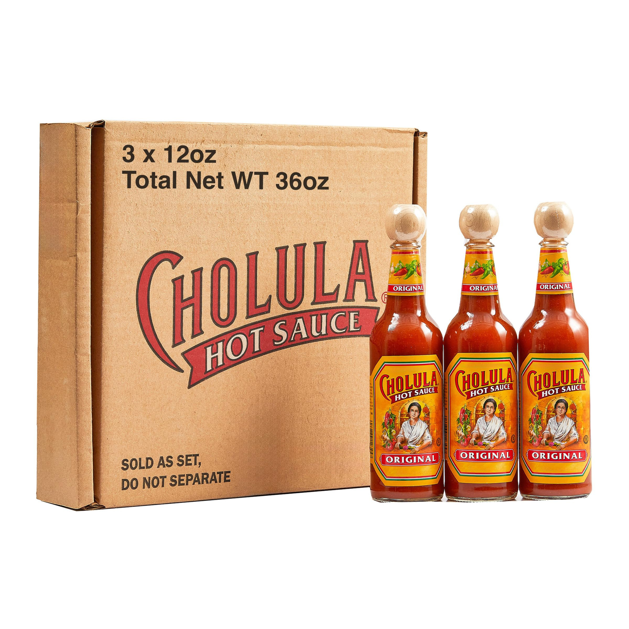 Cholula Hot Sauce Multipack, Original, Product of Mexico, Gift Set Includes Three 12 Fl Oz Bottle... | Amazon (US)