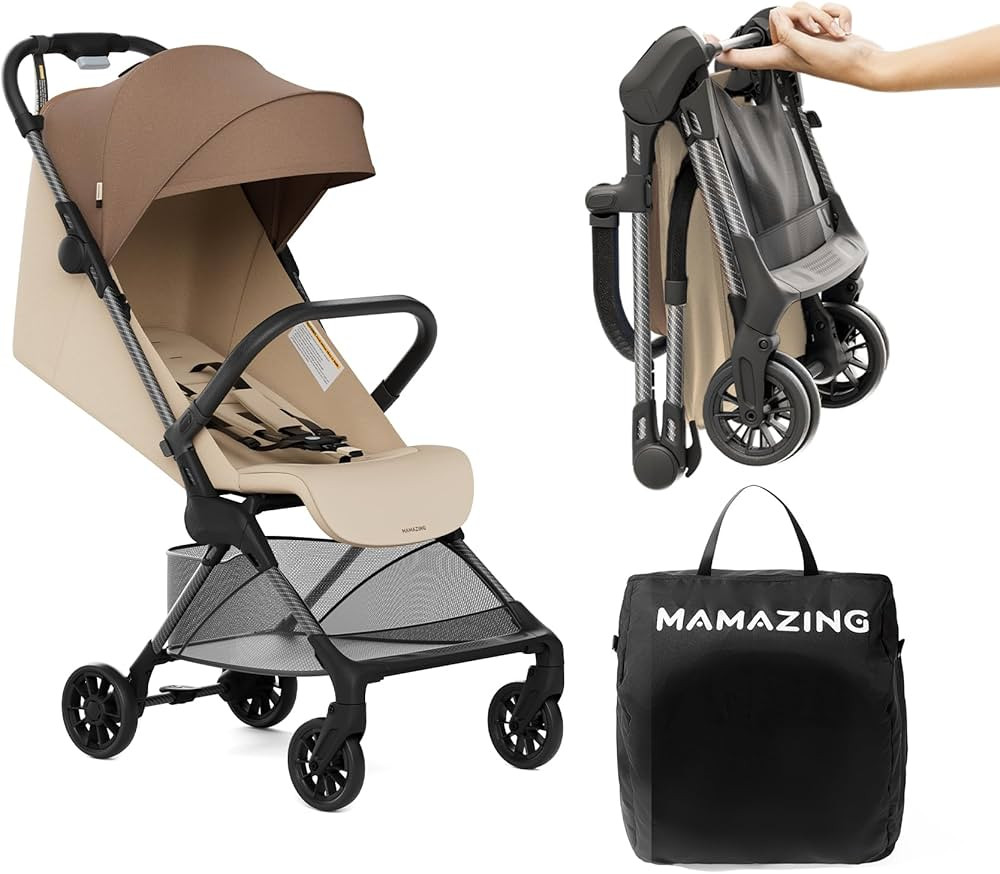 Lightweight Baby Strollers for Airplane, Ultra-Compact Travel Stroller, Light & Strong Portable T... | Amazon (US)