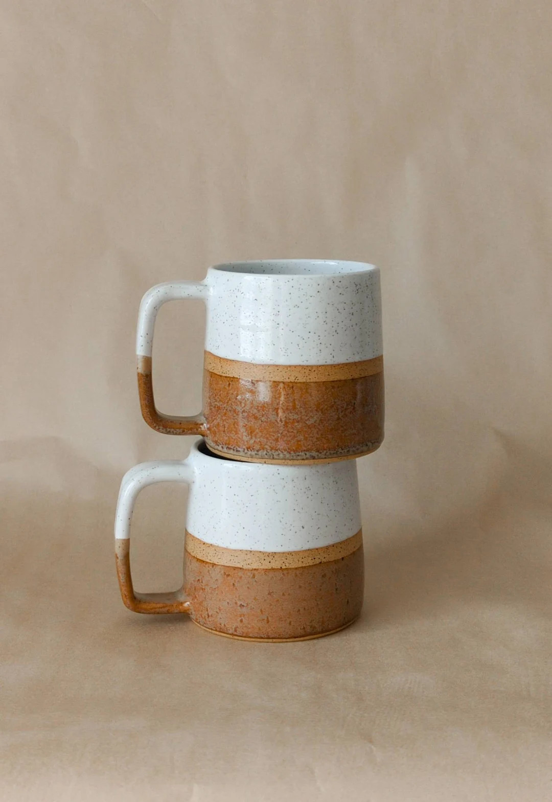 Handmade ceramic coffee mug  - Pottery - White speckled mug- Neutral Decor - | Etsy (CAD)