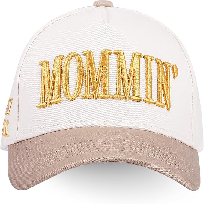Womens Trucker Hat - with Mommin Embroidery Ponytail Fit - Mothers Day Great Gifts for Mom Wife S... | Amazon (US)