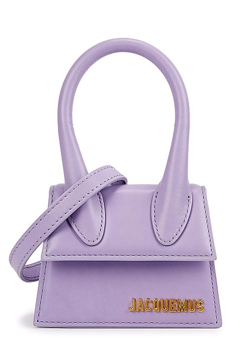 Le Chiquito lilac leather top handle bag | Harvey Nichols (Global)