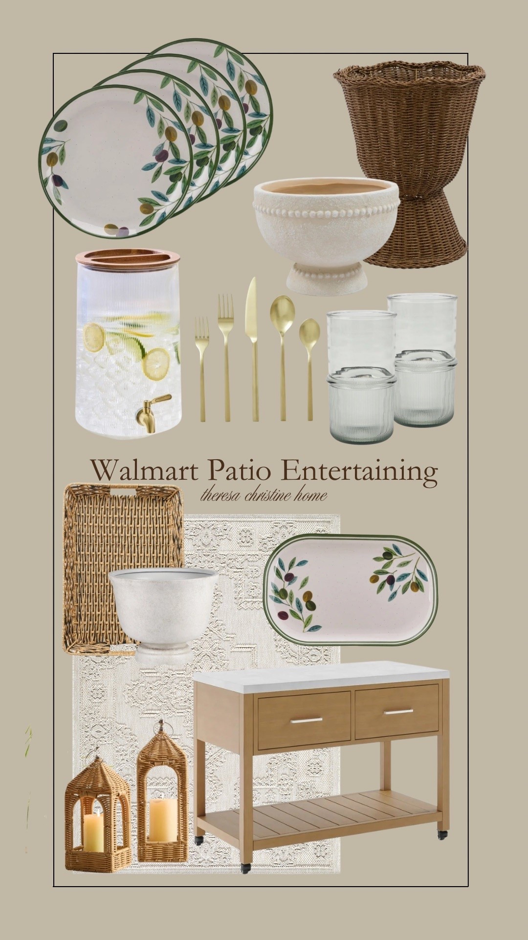 Patio Entertaining Essentials from Walmart

#LTKHome #LTKSeasonal