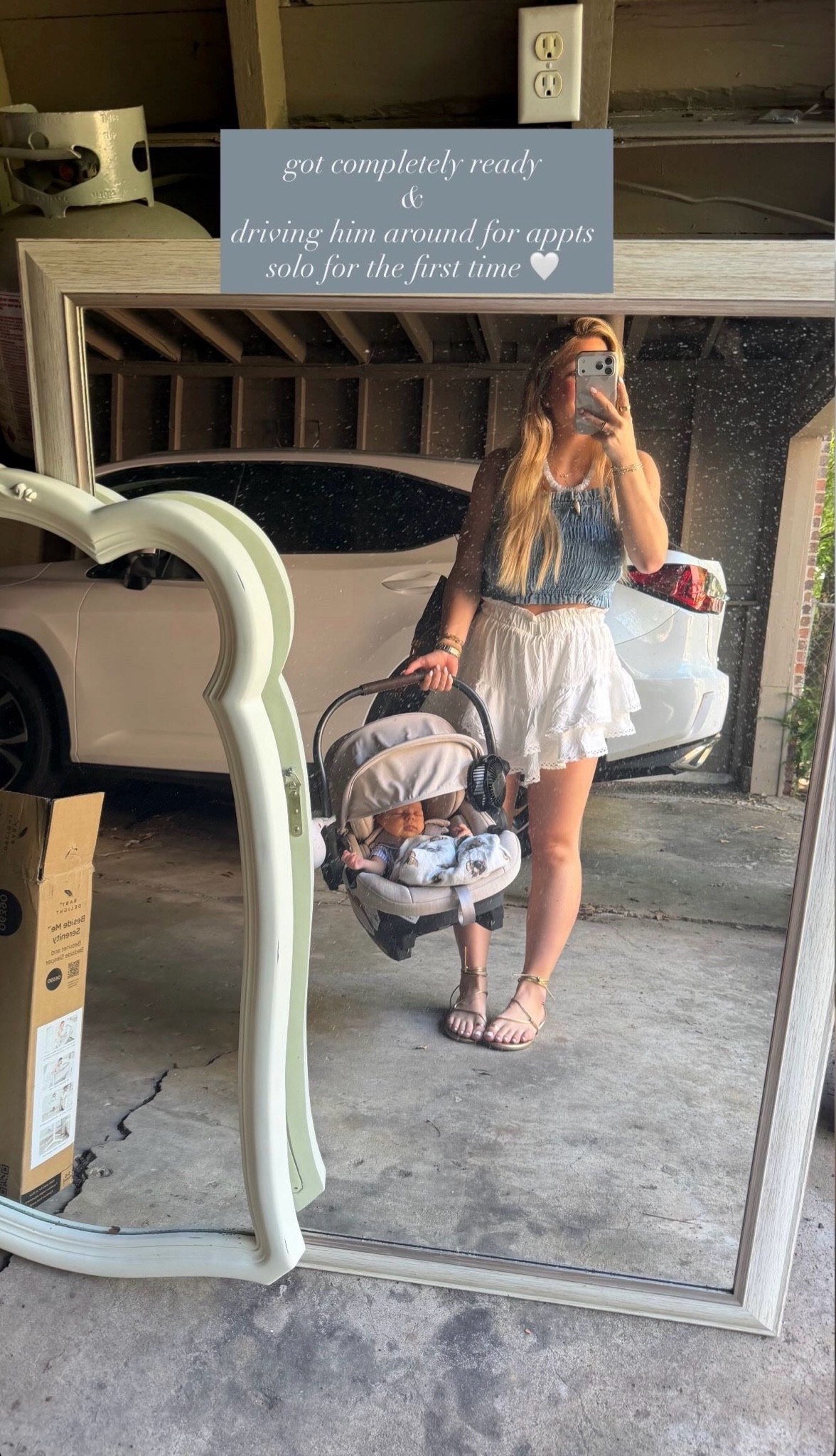 first solo day with my newborn as a first time mom 🩵

• Xs - tank top 
• Xs - skort
• Best sandals ever- wore all over Italy 
• Current fav necklace stack $10!!!!!!

#LTKgrwm #LTKdayinmylife #LTKmomlife