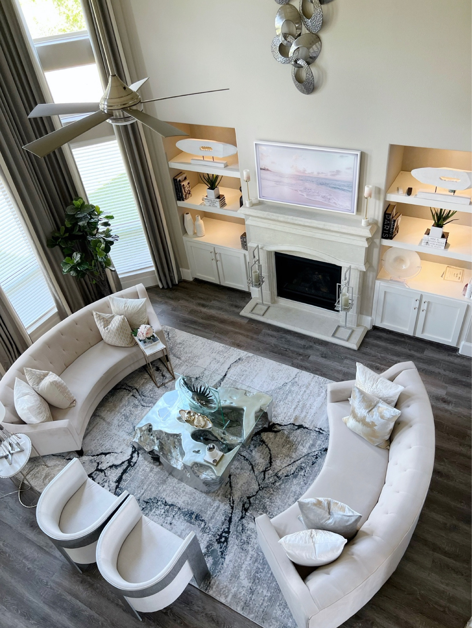 Modern and glam Living room design and styling inspo! Most of the items in this room are on sale now! 
#labordaysale #livingroomfurniture #livingroomdecor

#LTKsalealert #LTKhome #LTKFind