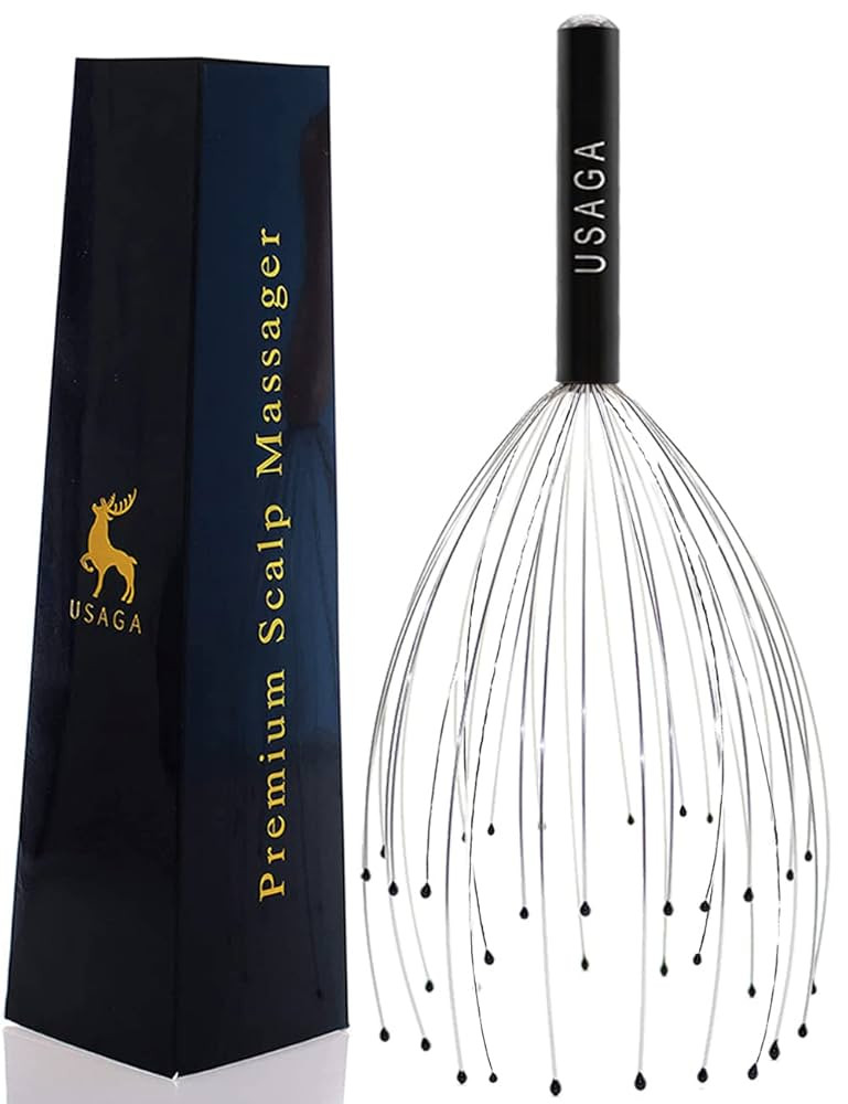 USAGA 36 Fingers Head Massager Scalp Massager Head Scratcher, Stocking Stuffers Gift for Scalp Bo... | Amazon (US)