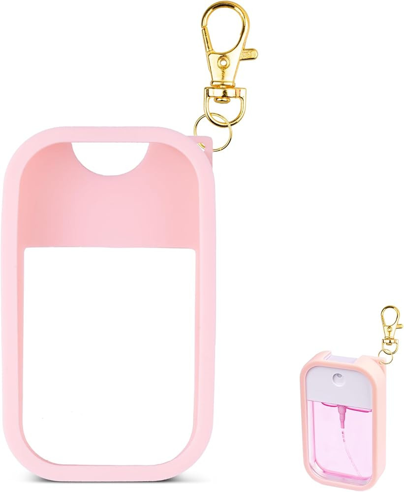 Silicone Case Compatible with Touchland Hand Sanitizer Spray, Protective Case with Keychain for P... | Amazon (US)