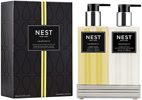 NEST Fragrances Grapefruit Liquid Soap and Hand Lotion Gift Set | Amazon (US)