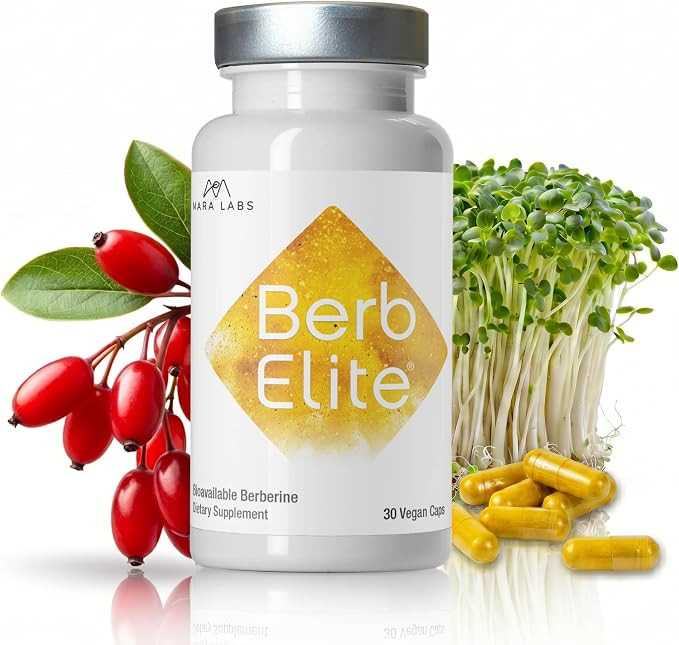 Mara Labs BerbElite | 350mg Berberine HCL & Broccoli Seed Complex for Increase Bioavailability | ... | Amazon (US)