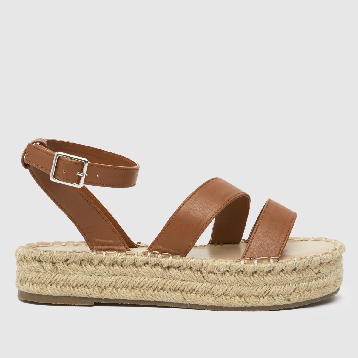 schuh vanity espadrille sandals in tan | Schuh