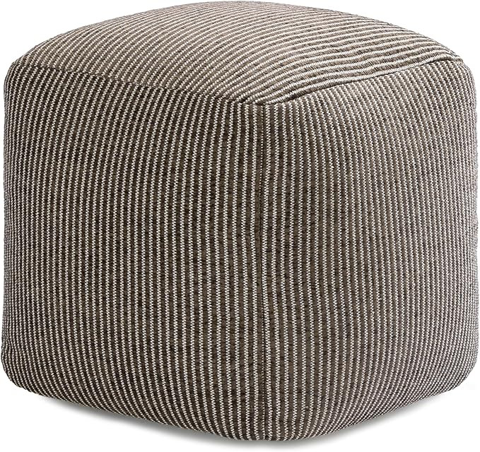 Anji Mountain Pouf Ottoman Foot Rest, Handmade Ottoman Pouf, Comfortable Foot Stool, Decorative F... | Amazon (US)
