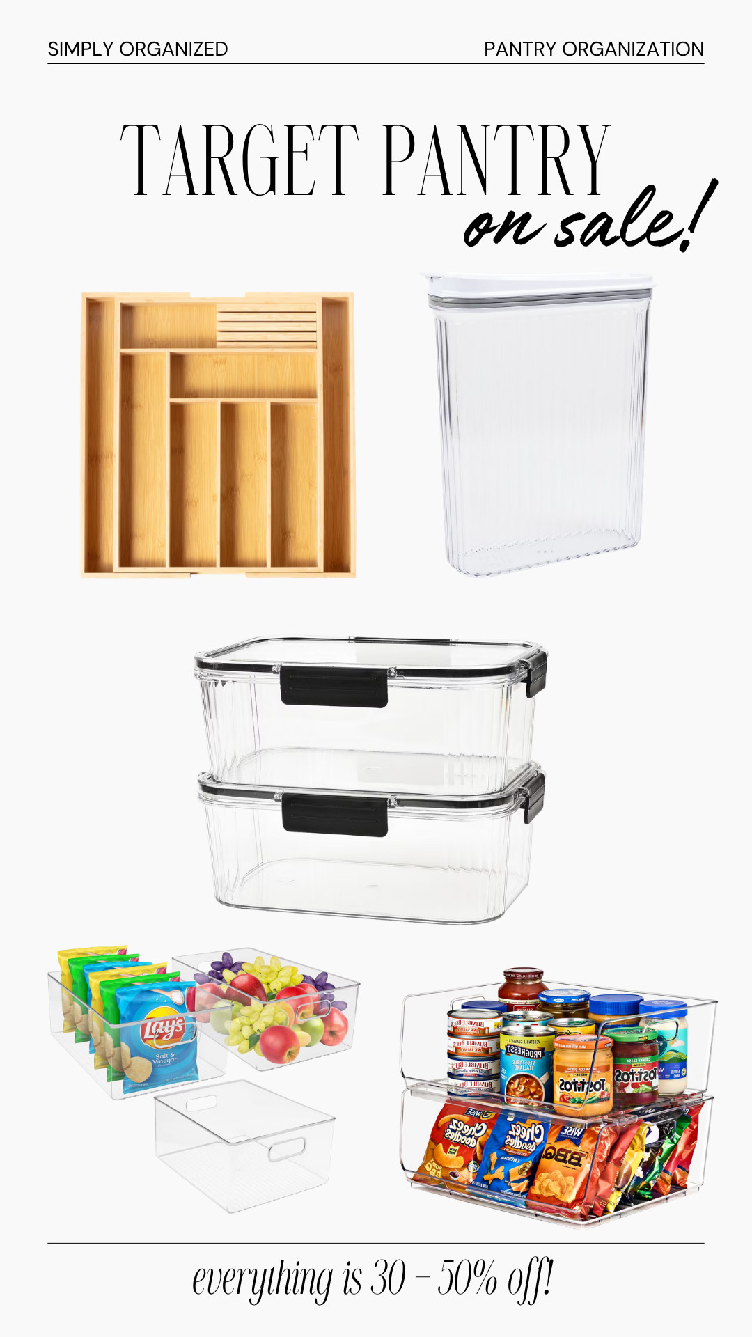 Target is having a Pantry Sale! So many great basics on sale. 

 #LTKHome #LTKSaleAlert