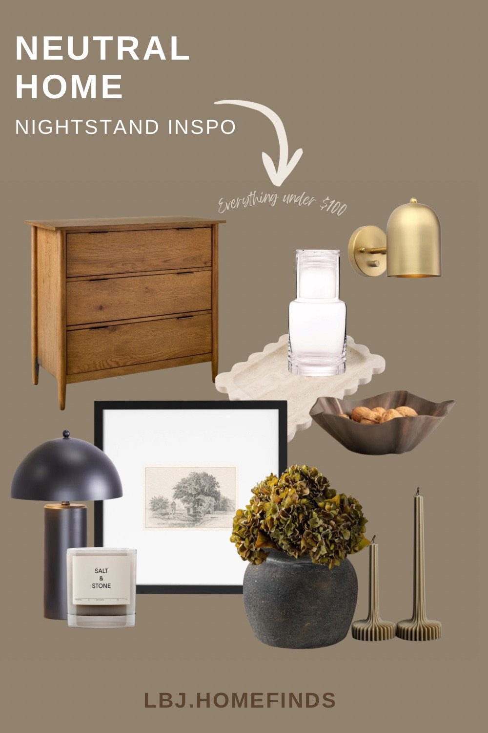 Neutral nightstand styling that looks high-end without the high price tag ✨

Every piece in this setup is under $100, proving you don’t need to overspend to create a warm, designer-inspired bedroom. I focused on layered neutrals, soft textures, warm wood tones, and minimal modern accents for that cozy-luxury feel.

Shop this affordable neutral bedroom look in my LTK 🤎

#LTKSaleAlert #LTKdayinmylife #LTKHome