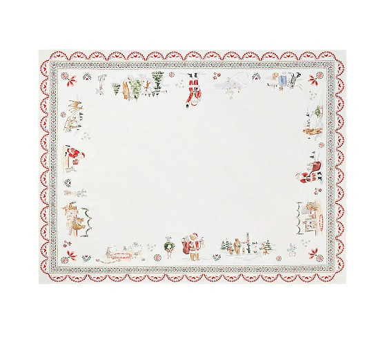Riley Sheehey Christmas Tablecloth | Pottery Barn Kids