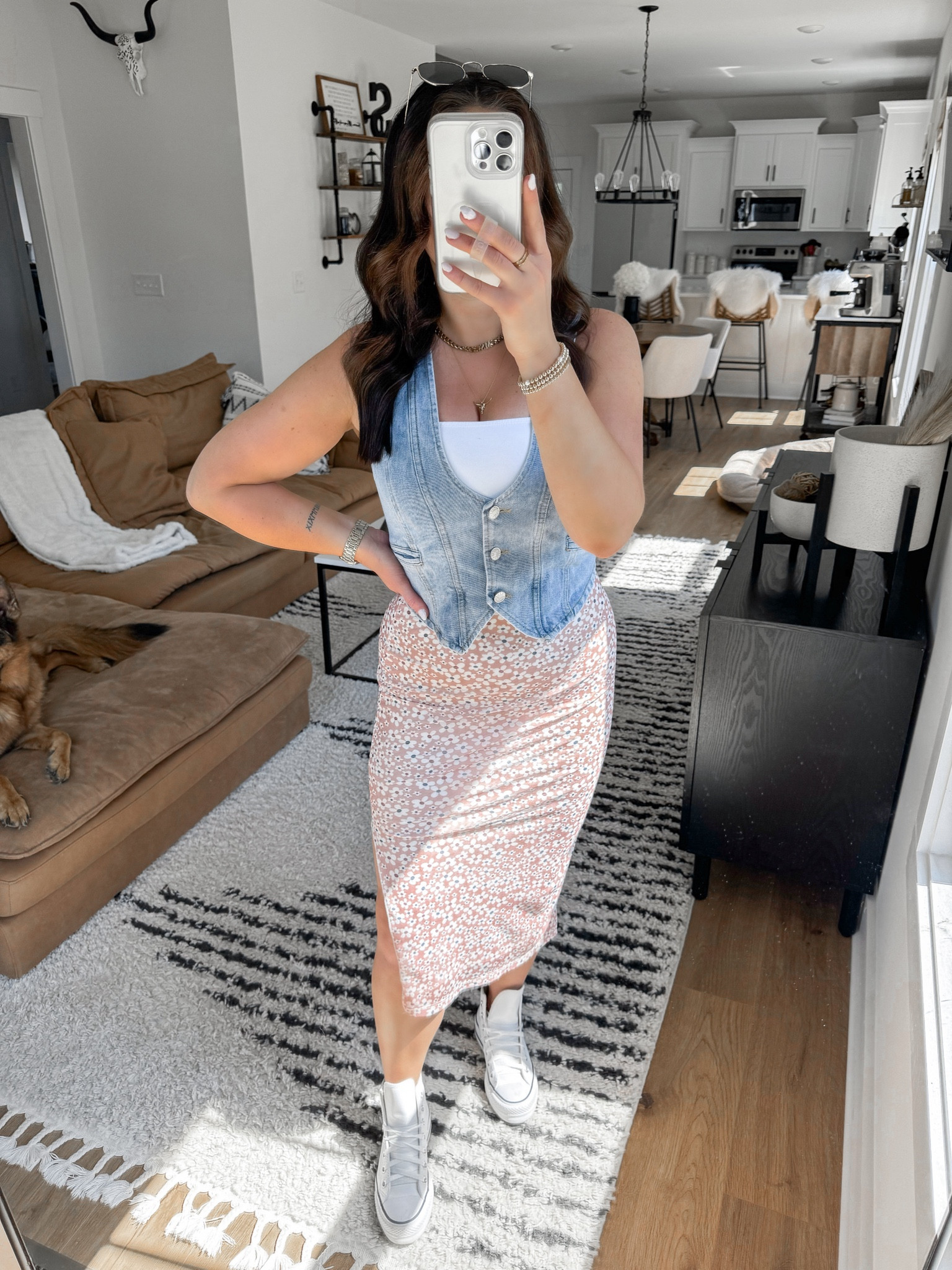 Denim Vest & Floral Skirt Summer Outfit 🤍

Tube Top — xs
Vest — medium
Skirt — xs

summer outfit | summer style | amazon outfit | amazon fashion | amazon style \: brunch outfit ideas | floral midi skirt outfit | skirt and sneakers outfit | white leather platform converse sneakers outfit | denim blazer vest outfit | converse and skirt outfit summer 



#LTKShoeCrush #LTKFindsUnder100 #LTKFindsUnder50