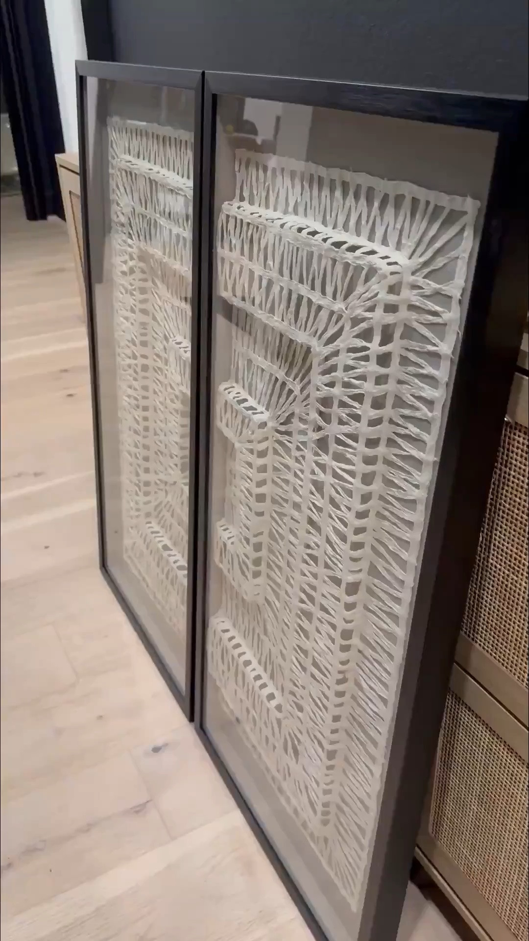 This beautiful piece from @Walmart is absolutely stunning! ✨ Versatile and unique, it can be displayed in two different ways—side by side or stacked on top of each other. 🎨 Plus, the artwork comes as two separate pieces, giving you the freedom to style them together or apart. 🖼️ Shop now and add a touch of elegance to your space! 🛒💖

#LTKStyleTip
#LTKSaleAlert #LTKHome