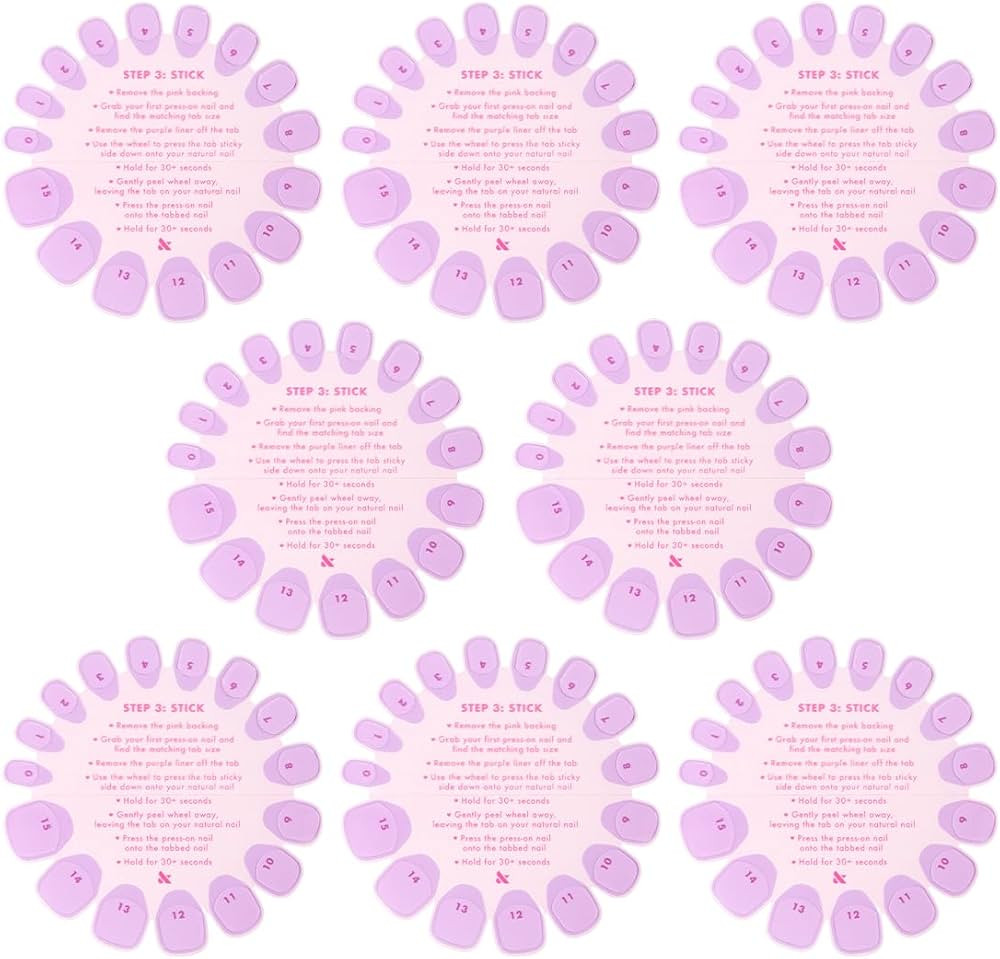 Super Stick Mani Adhesive Tabs Set | No Glue Needed | Use with Olive & June Press-On Nails | Non-... | Amazon (US)