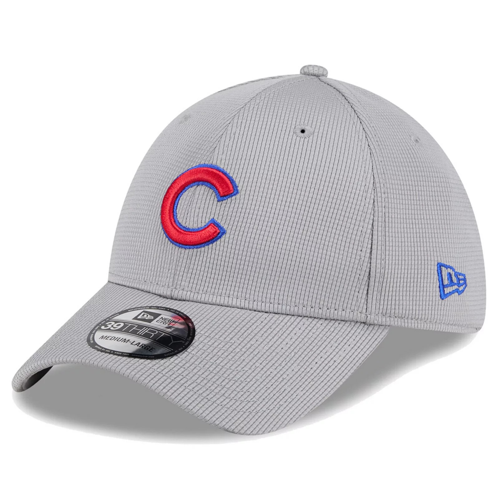 Men's New Era Gray Chicago Cubs Active Pivot 39THIRTY Flex Hat, Size: Small/Medium, Grey | Kohl's