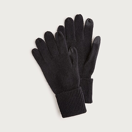 Cashmere touch-screen gloves | J. Crew US