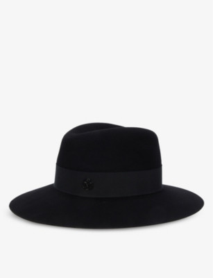 Henrietta grosgrain-trim wool-felt fedora | Selfridges