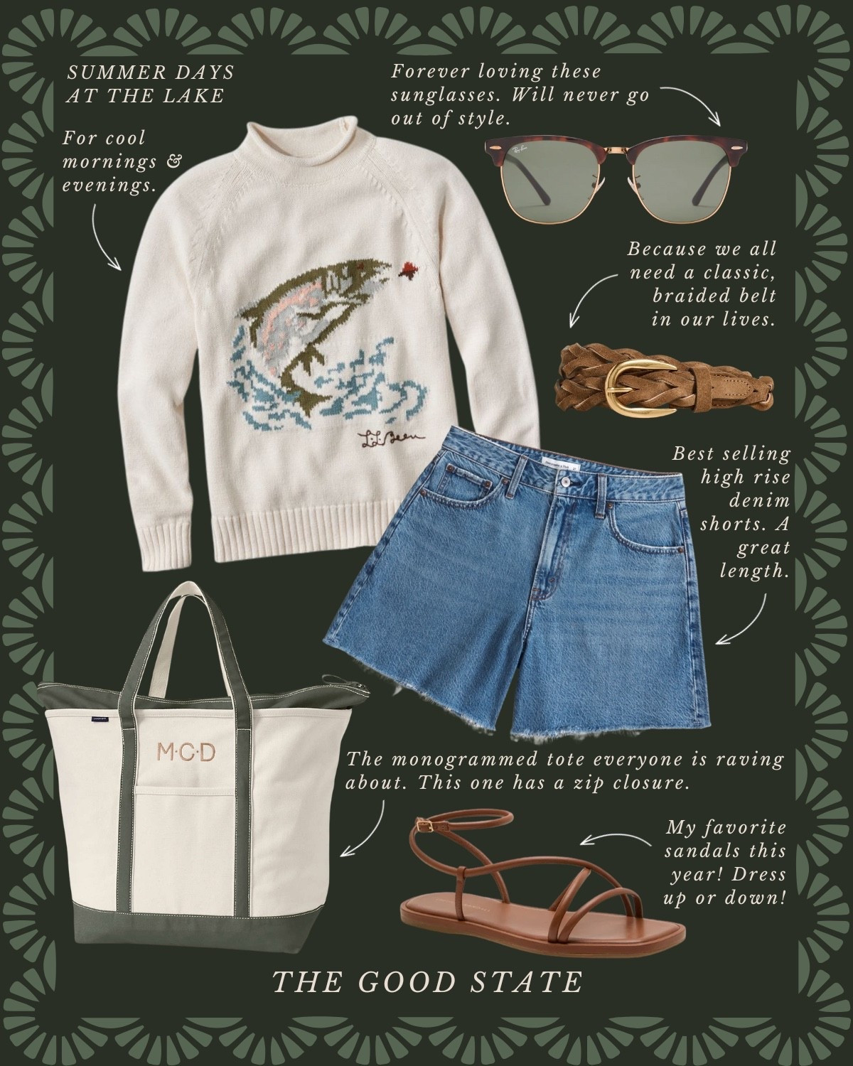 This is for the Nancy Meyers-loving girlies living their best life as they sip on a cup of freshly brewed coffee and watch the sunrise over the lake. For the ones breathing in slow mornings and fresh air. This is for the ladies 
spending all day out on the boat and the evening on the dock with a glass of wine and good company. For the girlies who still flip on The Parent Trap and eat Oreos dipped in peanut butter. This is for the ladies who love all things gingham, their trusty ball cap and the ease of a Summertime dress. For those thriving in this Americana Summer. This is for you🫶🏼

Ootd, outfit idea, style tip, classic style, timeless style striped sweater, quince, J.Crew, J.Crew, factory, target, target fashion, target style, Walmart, Anthropologie, Anthro, Madewell, white dress, spring dress, summer dress, spring fashion, summer fashion, vacation, outfit, Fourth of July, outfit, red, white, and blue outfit, gingham dress, quilt dress, organic skincare, pearl, jewelry, Abercrombie, and Fitch, Tuckernuck, Madewell, H&M, Amazon, Amazon style, farmers market outfit, sissy light hat, dolce vita, women’s shoes, raffia bags, wedding guest dress, dress, wedding guest, Lauren England, the good state, lake, lake outfit, lake house, summer sweater, American flag sweater, ll bean

#LTKStyleTip #LTKSaleAlert #LTKSummerEdit