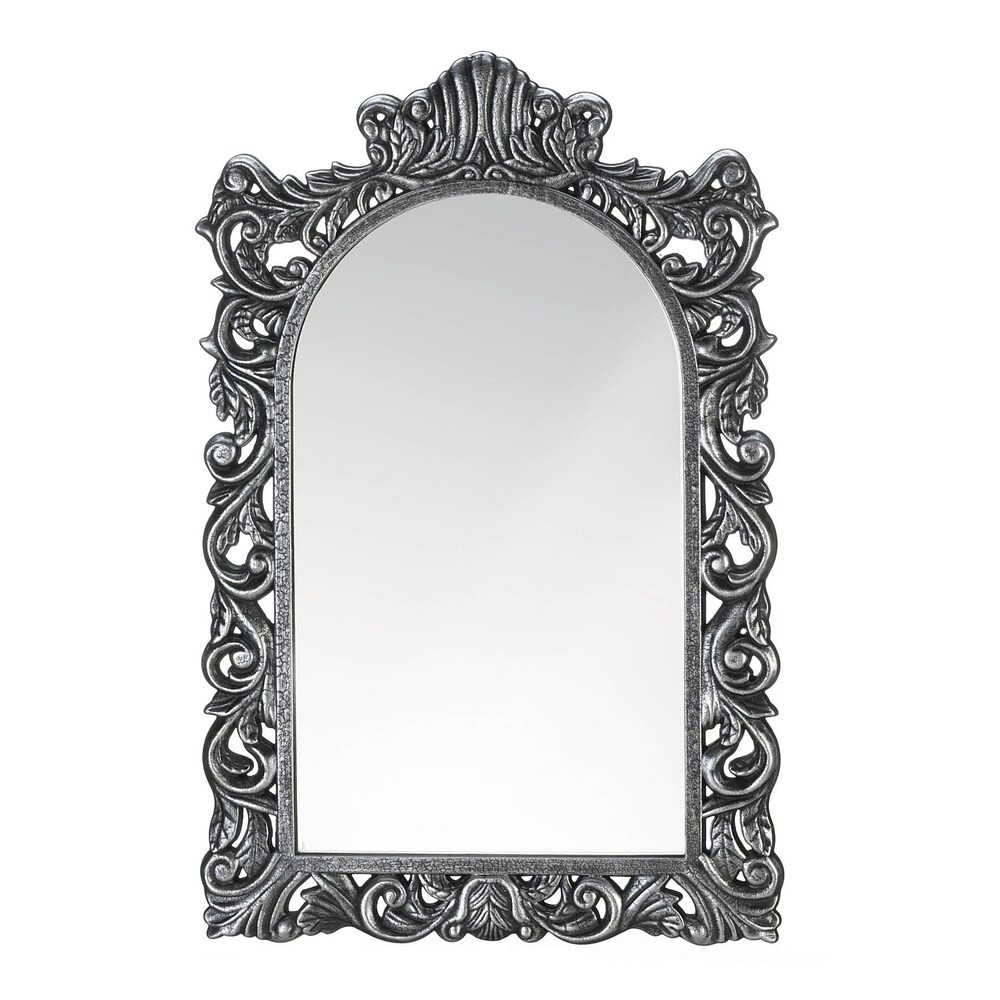 Vintage Style Arched Silver Wall Mirror | Bed Bath & Beyond