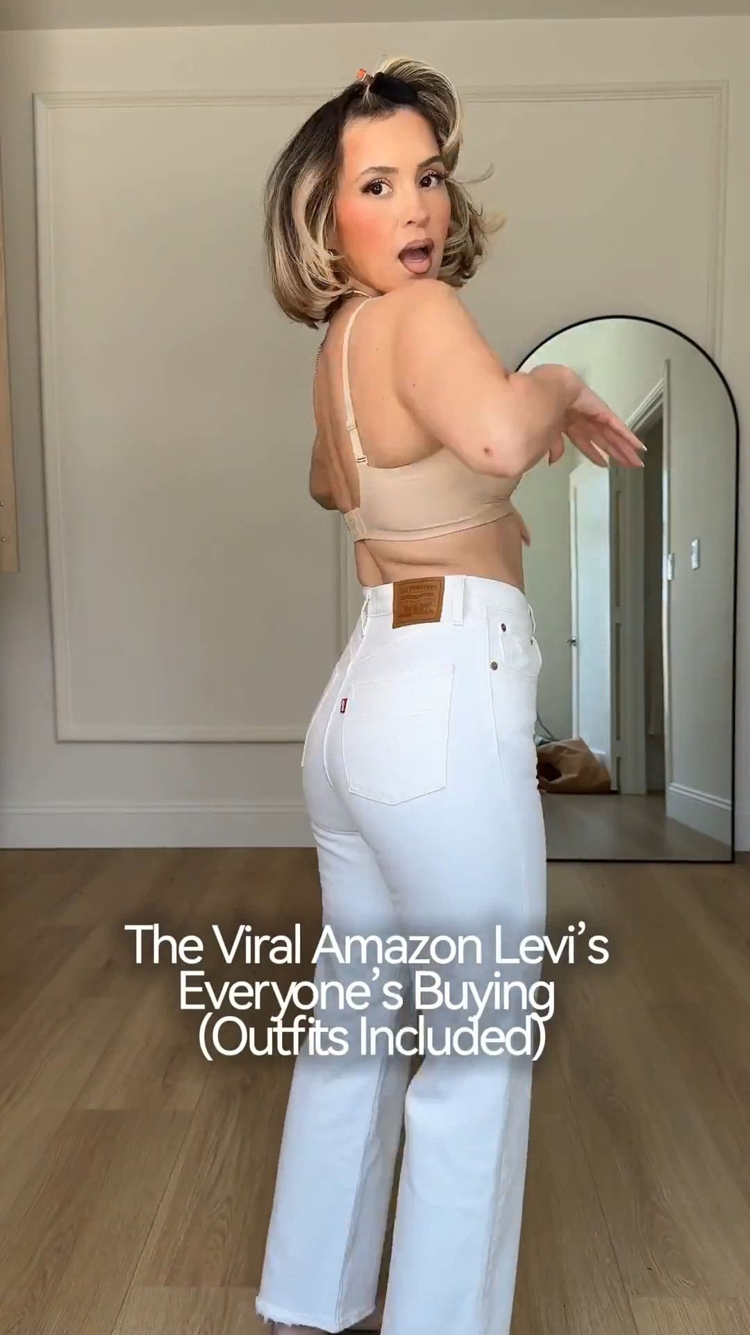  @Levi's outfits 👏🏼🙊

Wearing small in all tops! 
✔️1st jeans: rib cage straight ankle jeans size 27 | color: cloud over white | some stretch! TTS

✔️2nd jeans: 94 baggy jeans size 28 in color New Blue | no stretch size up 

✔️3rd jeans: rib cage straight ankle jeans size 27 | color: jazz pop medium indigo | some stretch size up 

✔️4th jeans: cinch waist baggy jeans size 27 in color blank impact 

✔️5th jeans: 318 shaping jeans size 27 in color tall glass of water | amazing stretch



#LTKgrwm #LTKootd #LTKPetite