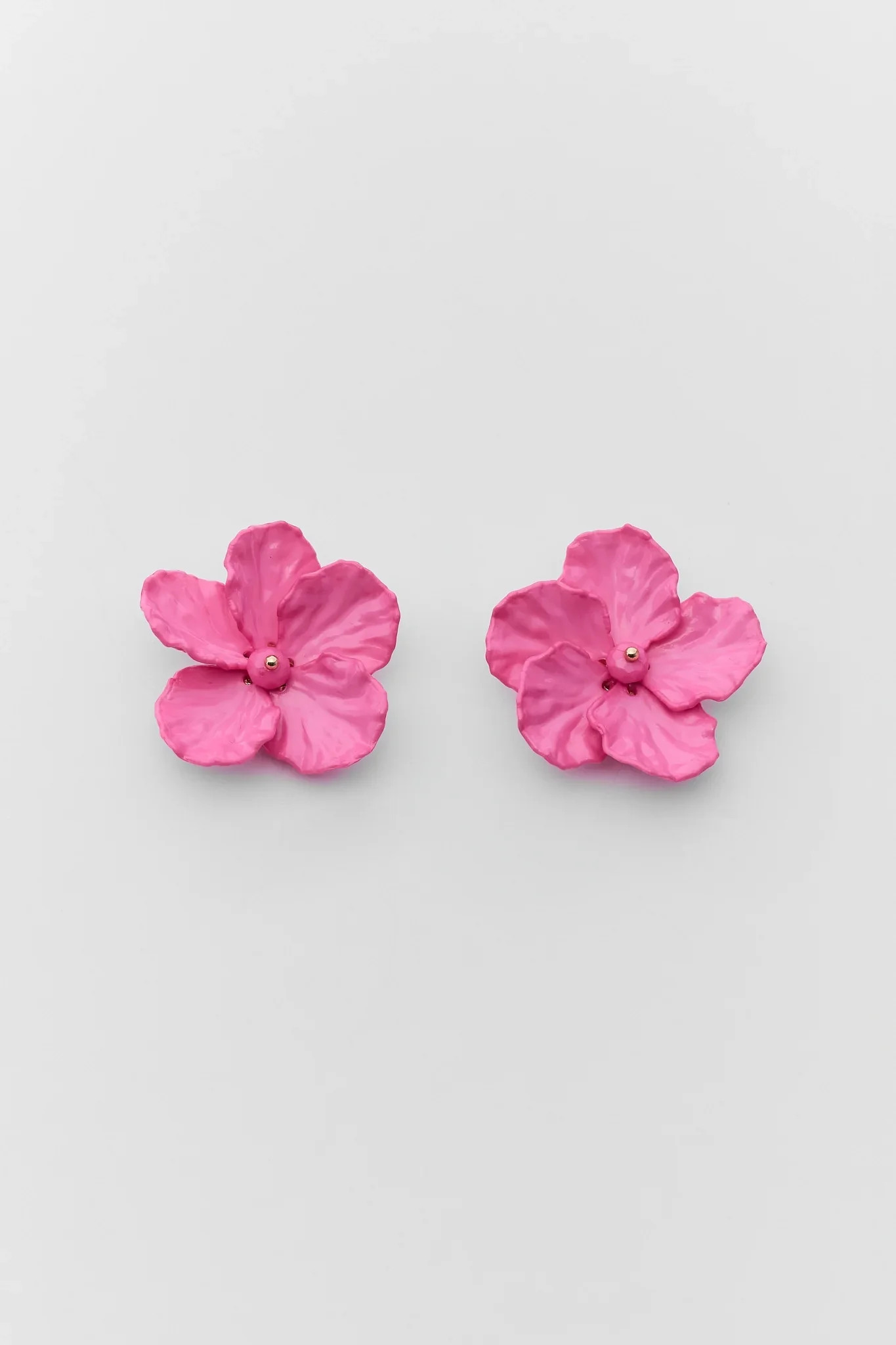 Maya Pink Flower Stud Earrings | Avara