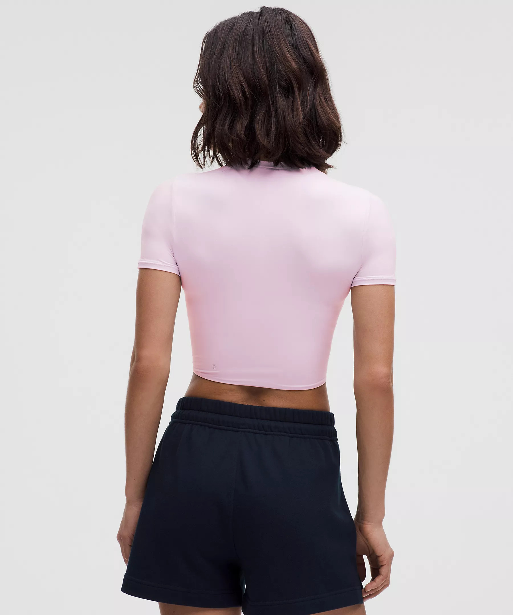 Wundermost Ultra-Soft Nulu Crewneck Cropped T-Shirt | Lululemon (US)