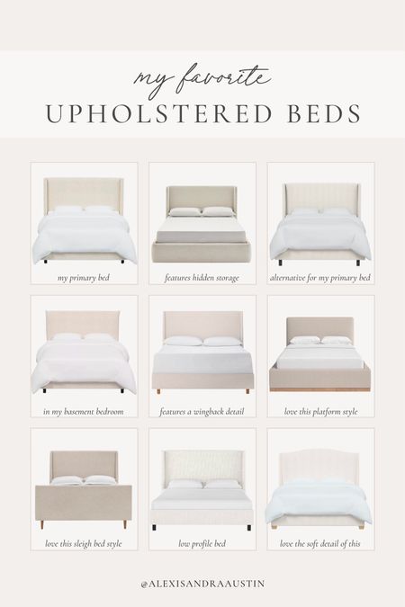 My favorite upholstered bed finds! The perfect finds including my primary bed frame as well as a storage bed frame that I love 

Home finds, upholstered bed, bedroom refresh, guest bedroom refresh, neutral home, aesthetic finds, linen bed frame, Joss and Main, Castlery, Target, Wayfair, home refresh, spring refresh, storage bed, shop the look!

#LTKstyletip #LTKhome #LTKSeasonal