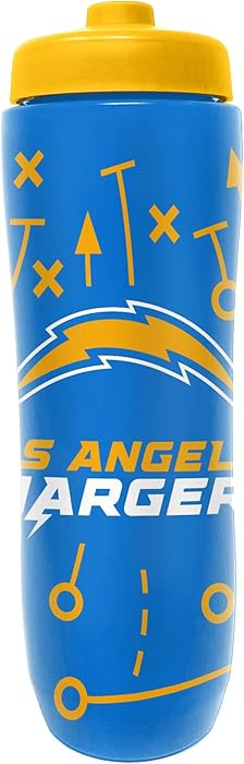 NFL Los Angeles Chargers Squeezy Water Bottle | Amazon (US)
