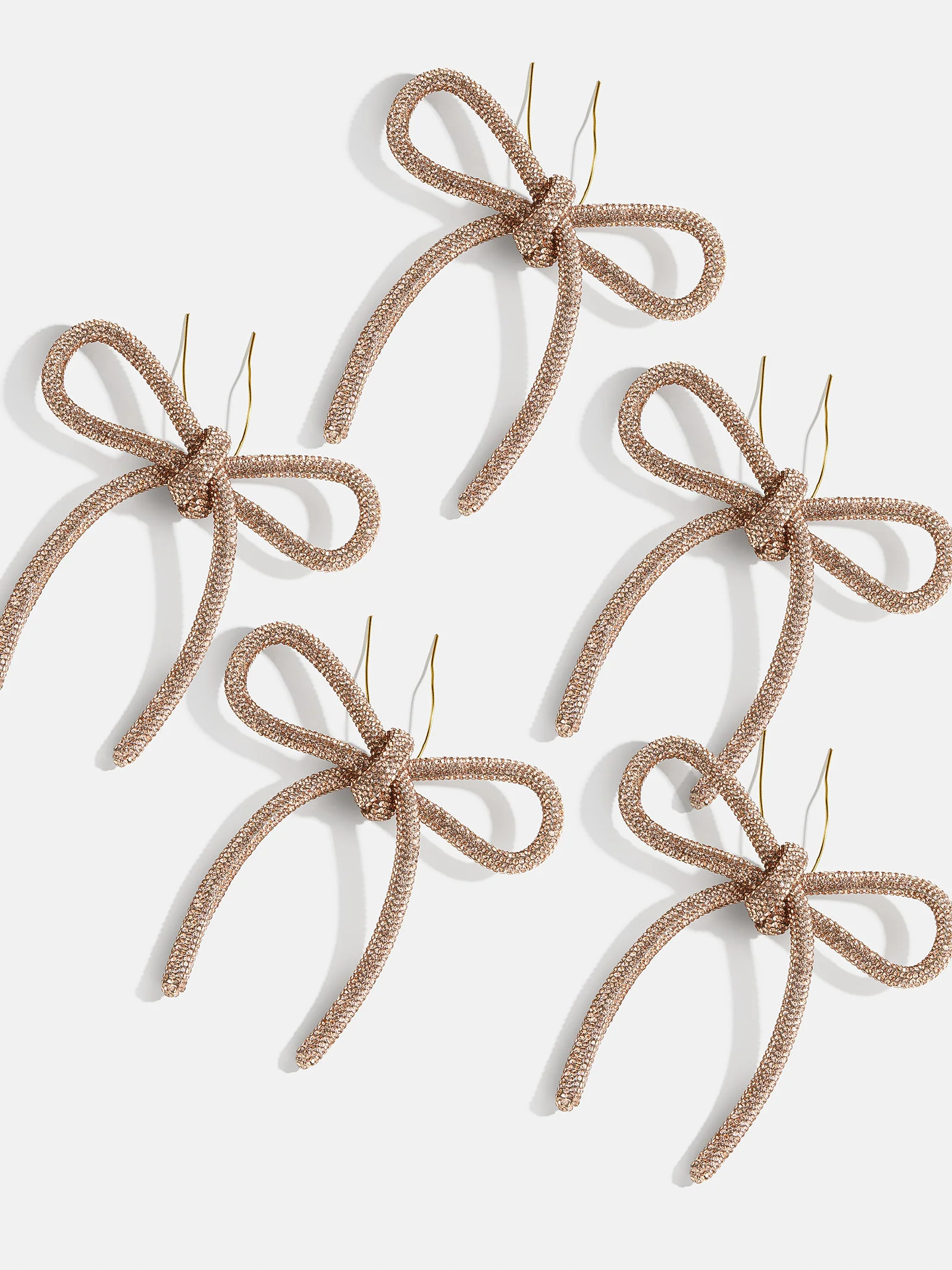 That's A Wrap Ornament XL Bow Set: Champagne | BaubleBar (US)