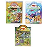 Melissa & Doug Reusable Puffy Sticker Wild Adventures Play Set 3-Pack (118 Stickers: Safari, Dino... | Amazon (US)