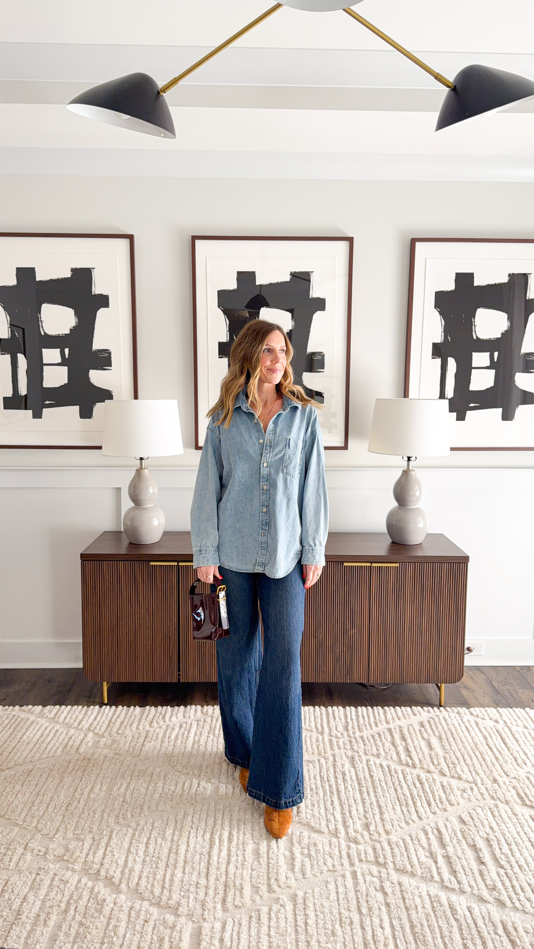 Denim on denim, elevated 
 

#LTKootd