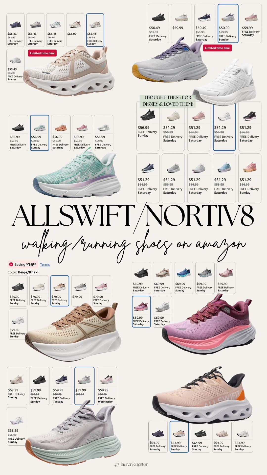 I love these tennis shoes, they are so affordable and comfy. I can't wait to get more! The pair I have fits TTS 👟 

sneakers, tennis shoes, walking shoes, running shoes, allswift, nortiv8, amazon, dupes, comfy shoes, affordable, on sale, limited time deals, slip on shoes, hands free shoes

 

#LTKfitnessgoals #LTKActive #LTKFindsUnder100