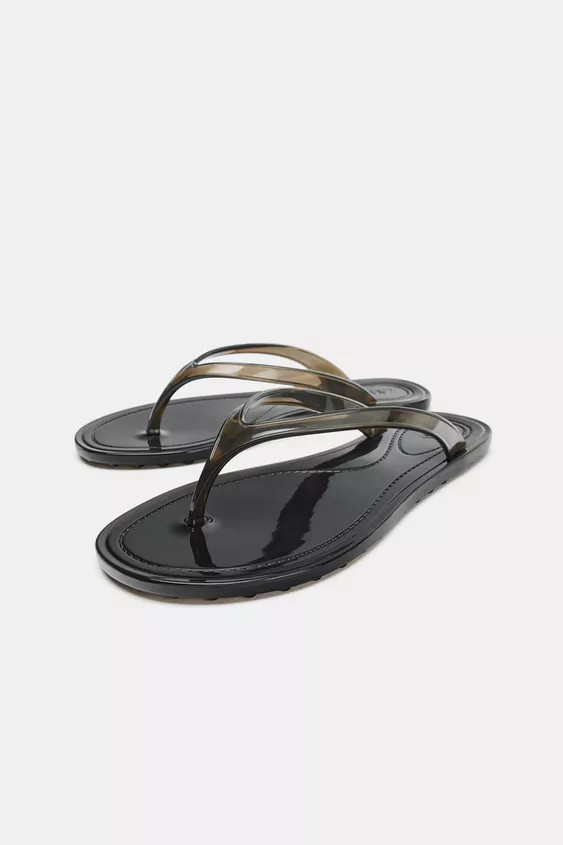 JELLY TOE POST SANDALS | Zara UK