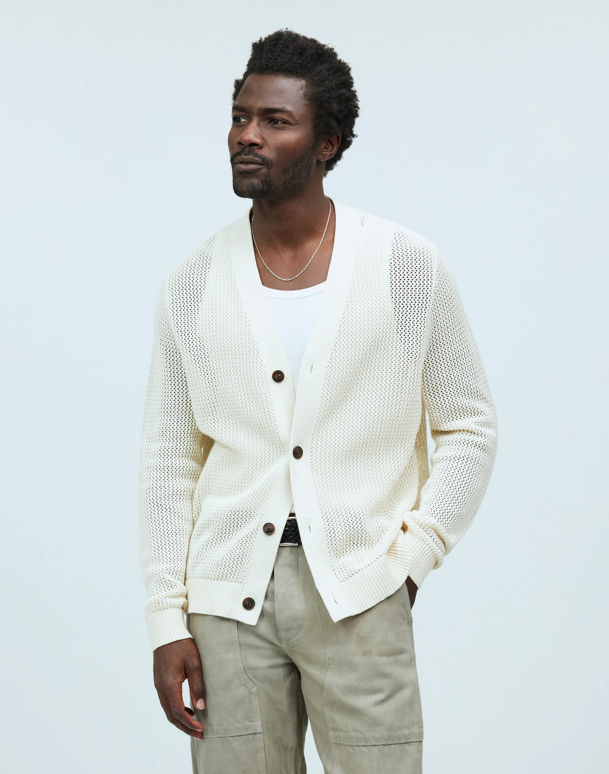 Open-Stitch Cardigan | Madewell