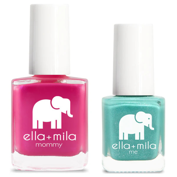 Cosmo Pink + Glitter me Green | ella+mila
