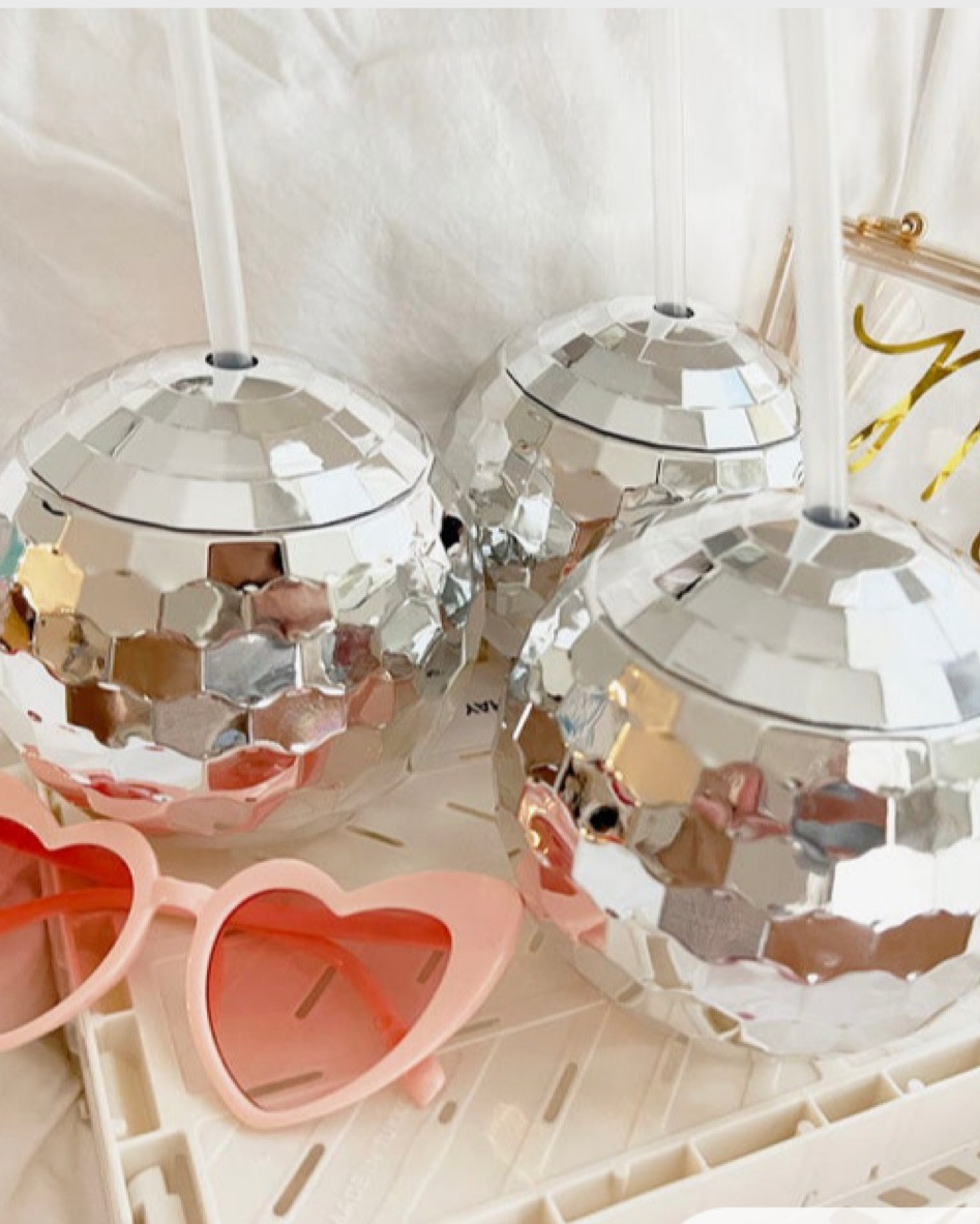 Bachelorette theme 
Disco cups 
Bridal 
Glitz and glam 

#LTKunder50 #LTKwedding