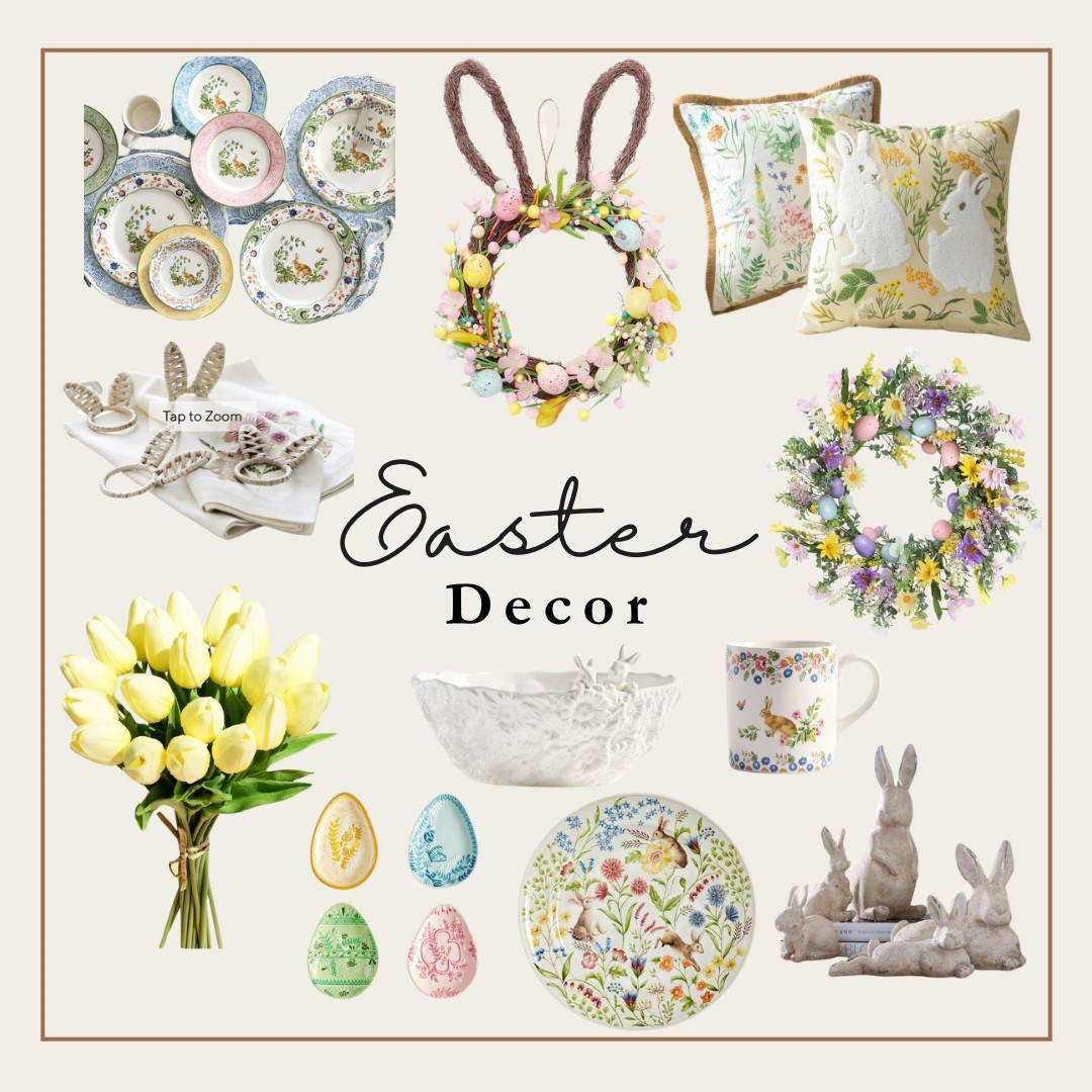 A perfect mix of Pottery Barn and Amazon Easter decor! Spring has sprung. 

#LTKFamily #LTKHome #LTKSeasonal