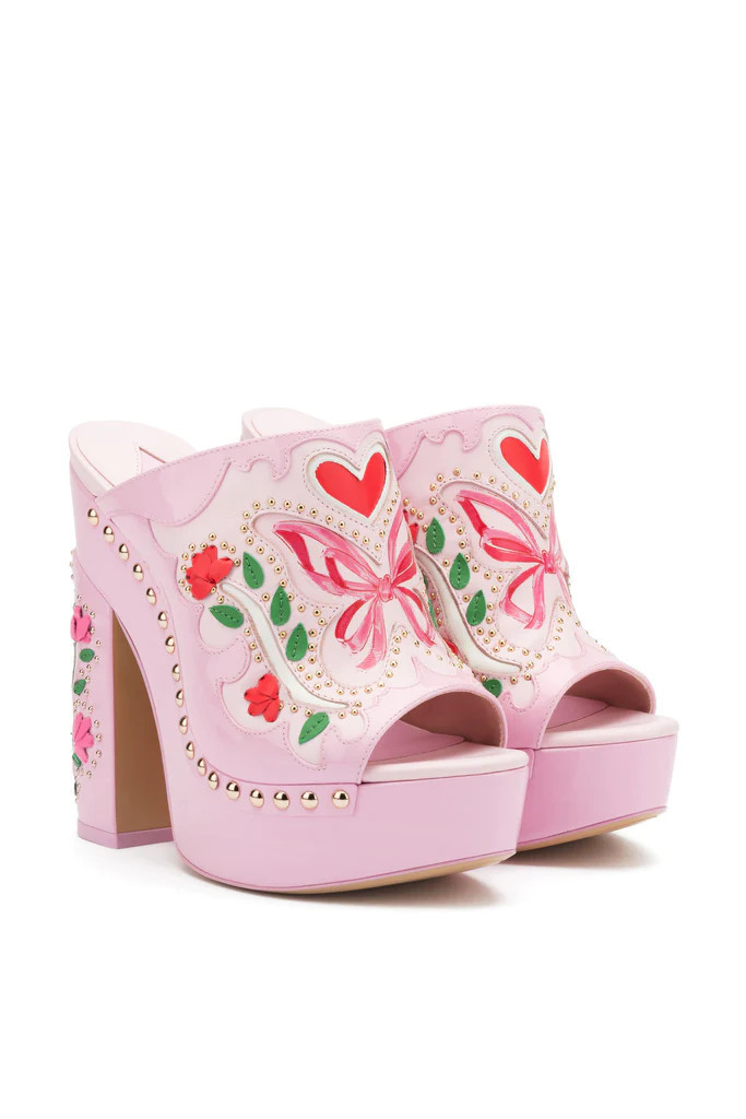 LoveShackFancy x Sophia Webster Shelby Platform Mule | LOVESHACKFANCY