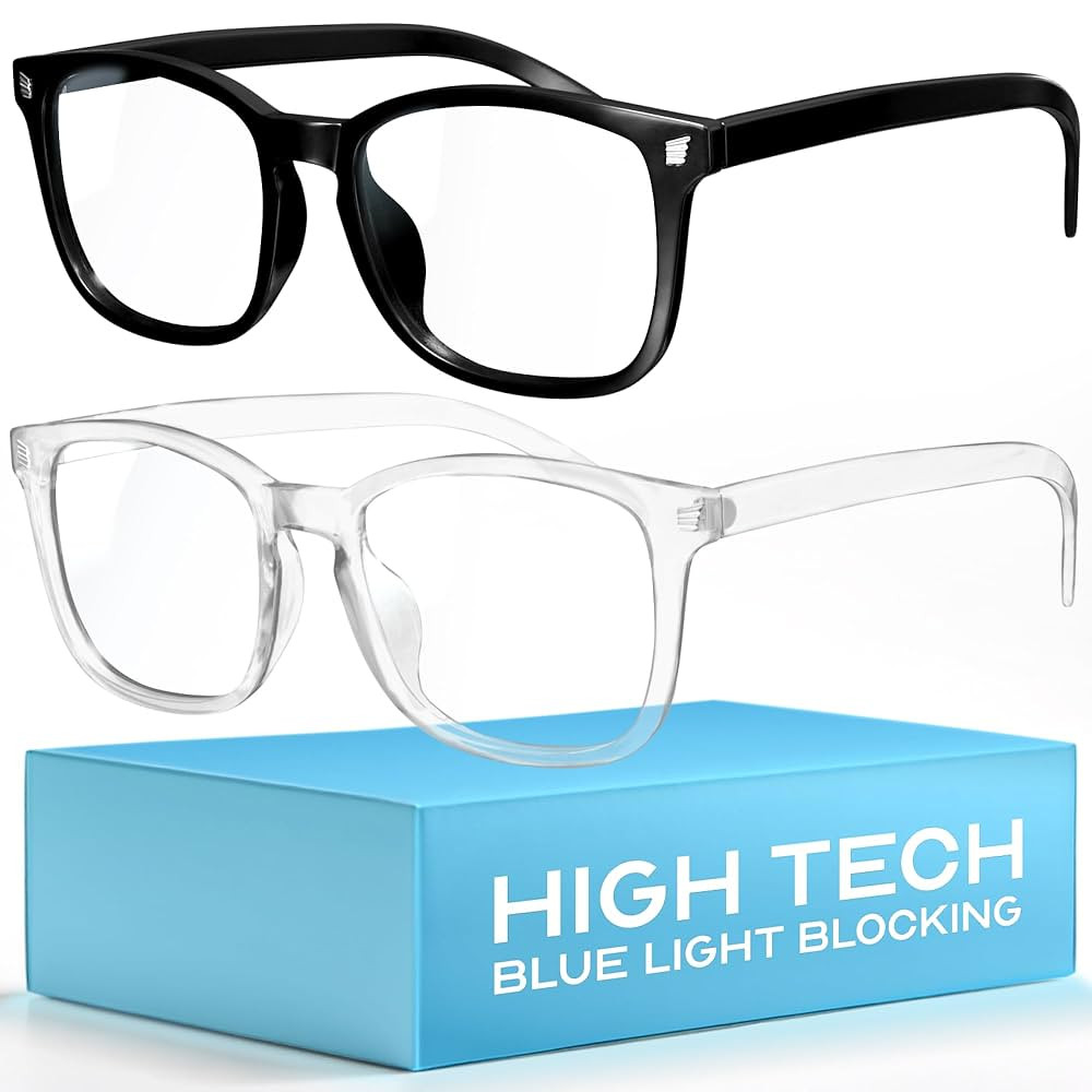 livho High Tech Blue Light Glasses - Advanced 99% Blue Light Blocking Computer Glasses - Anti Eye... | Amazon (US)