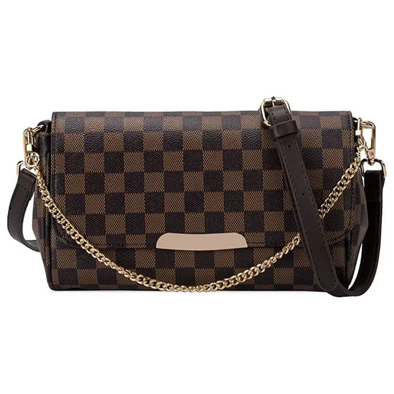 BUTIED Womens Bags Checkered Tote Shoulder Bag -PU Vegan Leather -Handbag Crossbody Bag | Walmart (US)