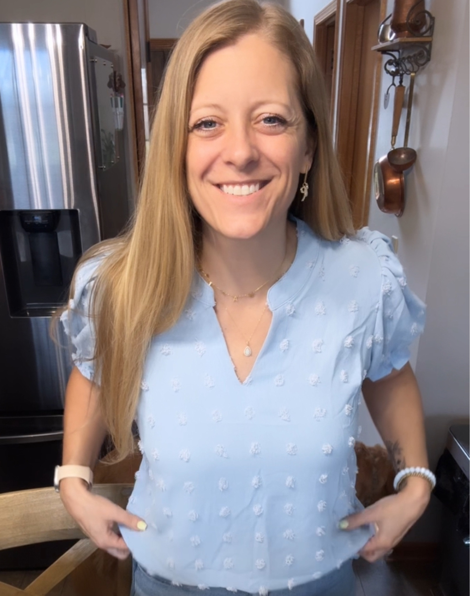 Adorable blue blouse!

#LTKstyletip #LTKover40 #LTKmidsize