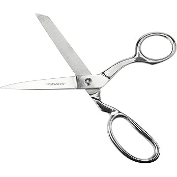 Fiskars Forged Scissors - 8" Stainless Steel - Paper and Fabric Scissors for Office, Arts, and Cr... | Amazon (US)