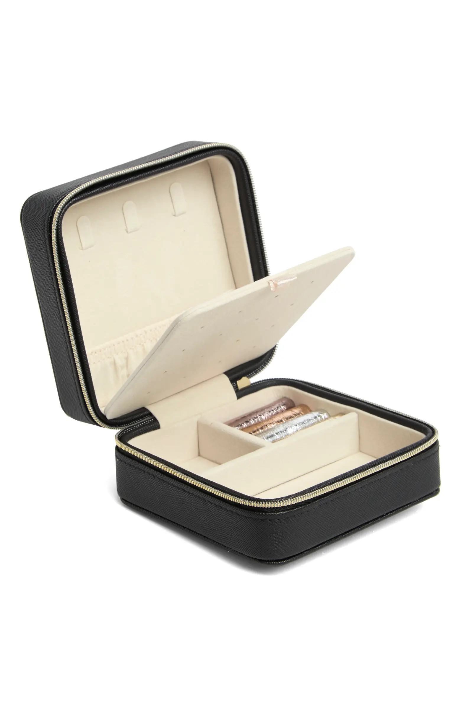 Nordstrom Initial Square Zip Travel Case | Nordstrom | Nordstrom