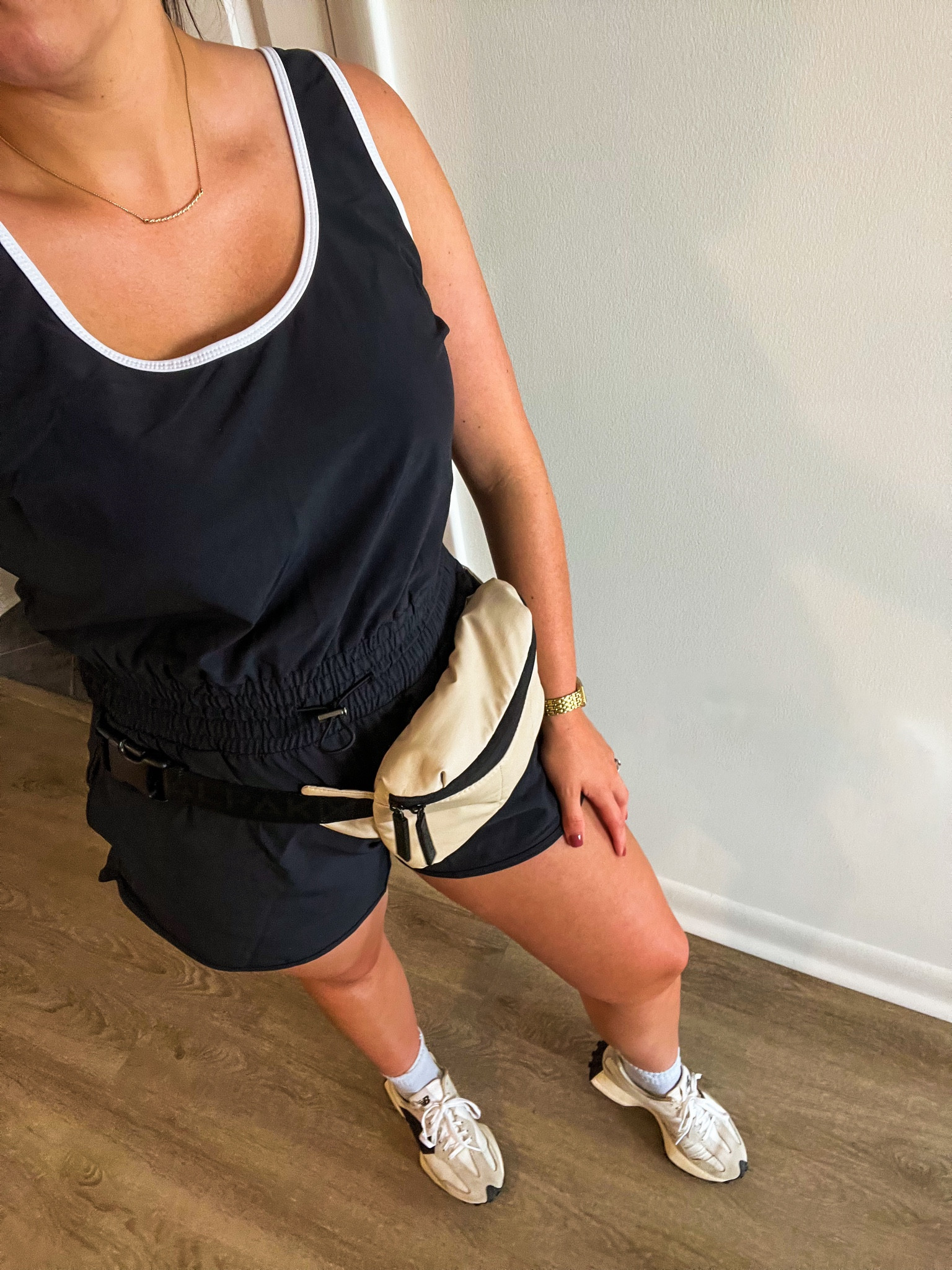 Workout style, athletic style, neutral style, Abercrombie style, traveler romper 🖤

#LTKActive #LTKSummerSales #LTKStyleTip