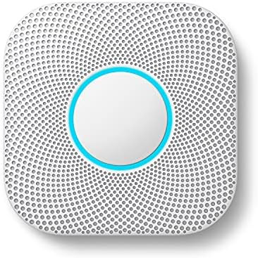 Google Nest Protect - Smoke Alarm - Smoke Detector and Carbon Monoxide Detector - Wired, White | Amazon (US)